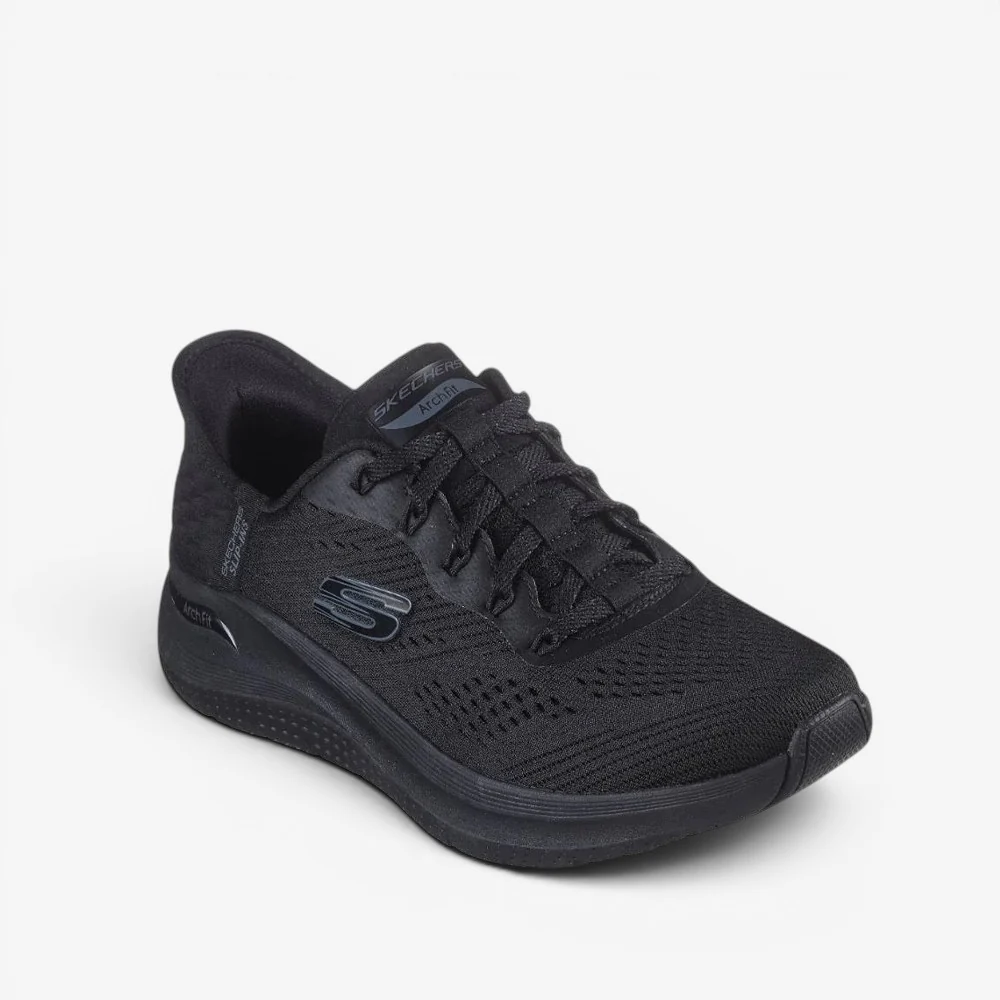 SKECHERS SLIP-INS ARCH FIT 2.0 WIDE FIT BLACK - Image 2