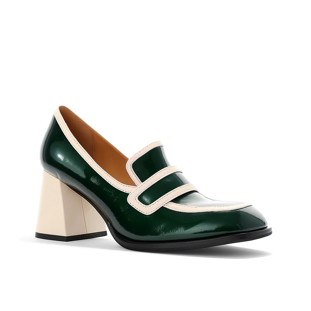 TAMARA LONDON BERGEN EMERALD / BONE - Image 2