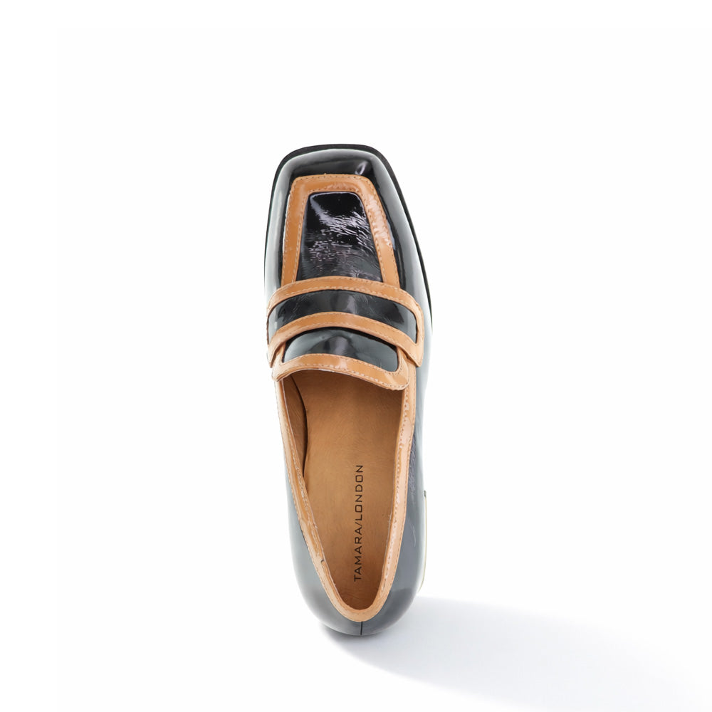 TAMARA LONDON BERGEN BLACK TAN PAT - Image 5