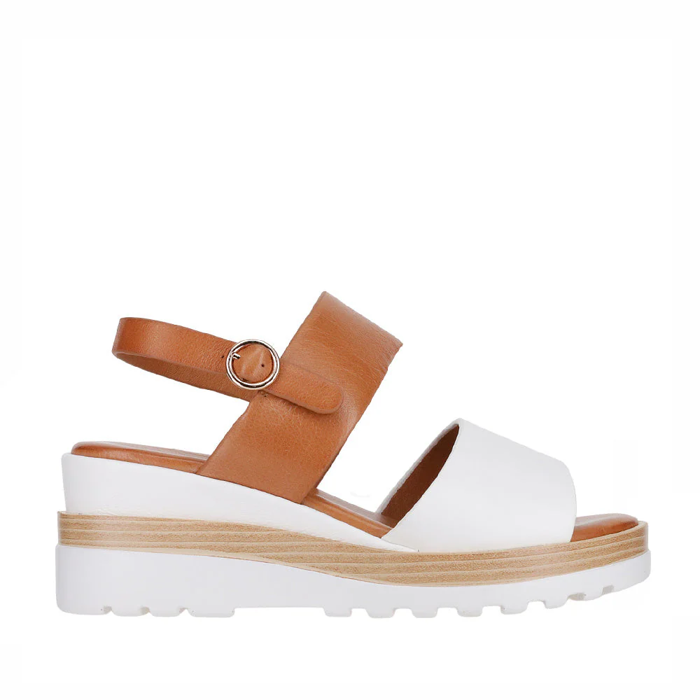 LE SANSA TESS WHITE TAN