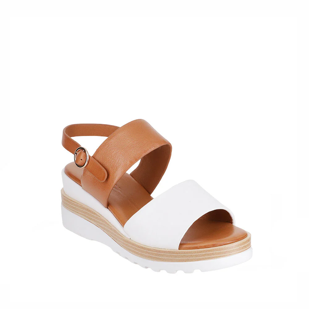 LE SANSA TESS WHITE TAN - Image 2