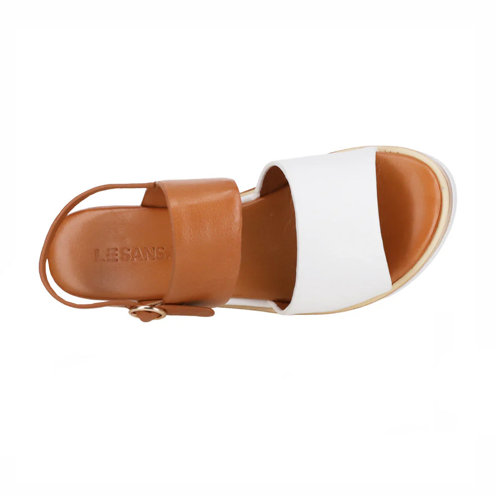 LE SANSA TESS WHITE TAN - Image 8