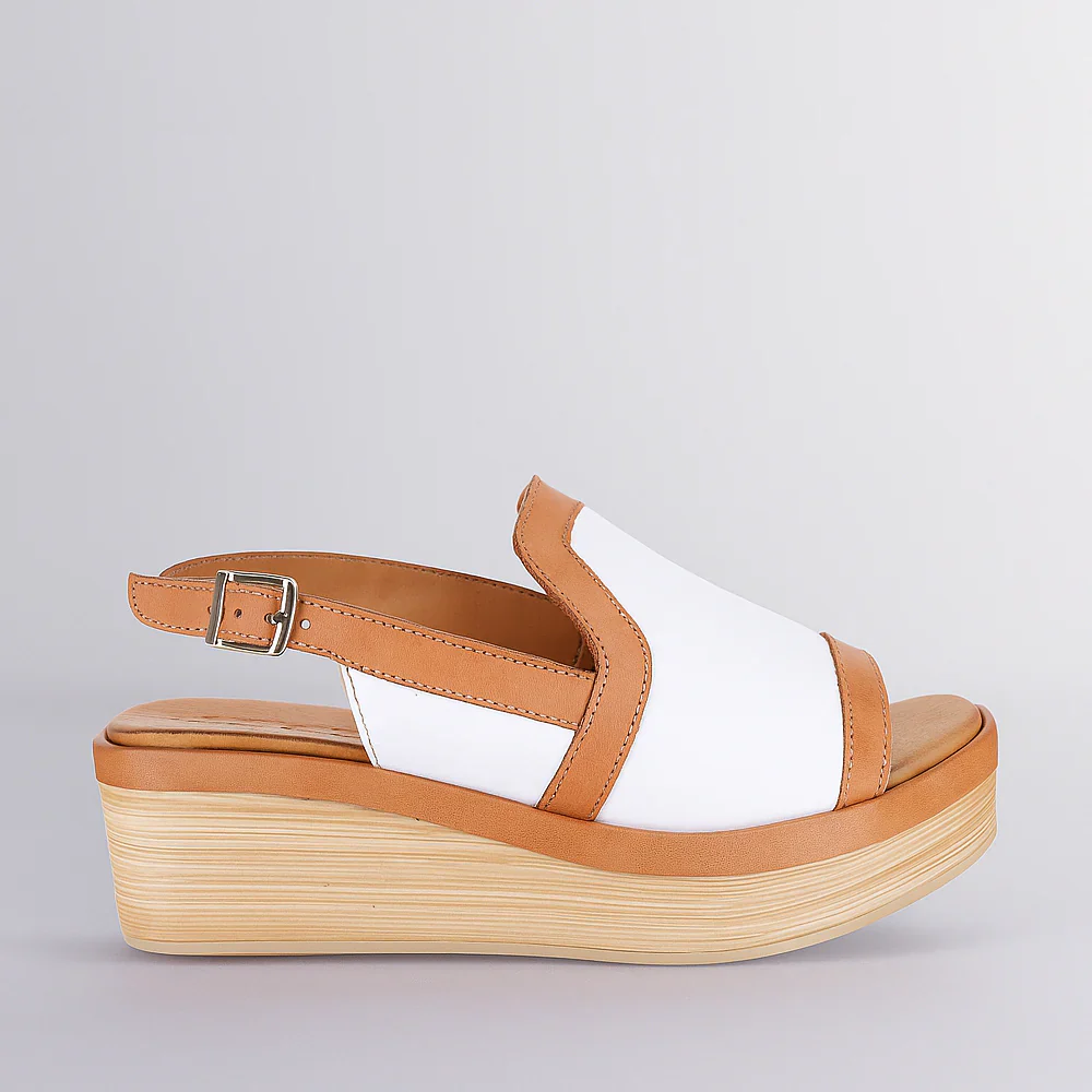 LE SANSA TROZAN WHITE TAN