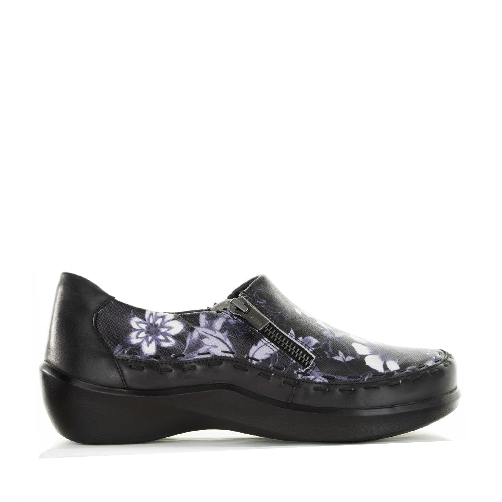 ZIERA ALAYANA BLACK FLOWER