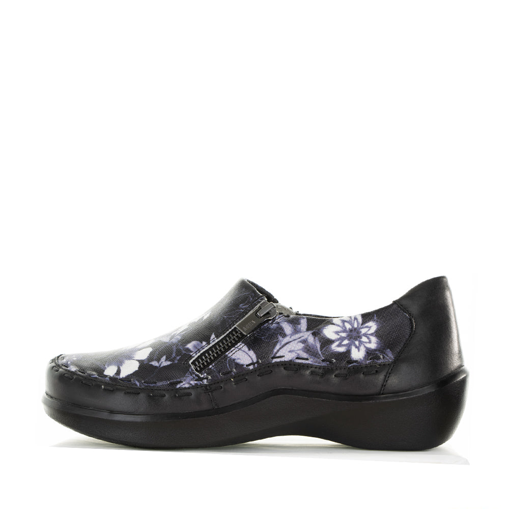 ZIERA ALAYANA BLACK FLOWER - Image 4