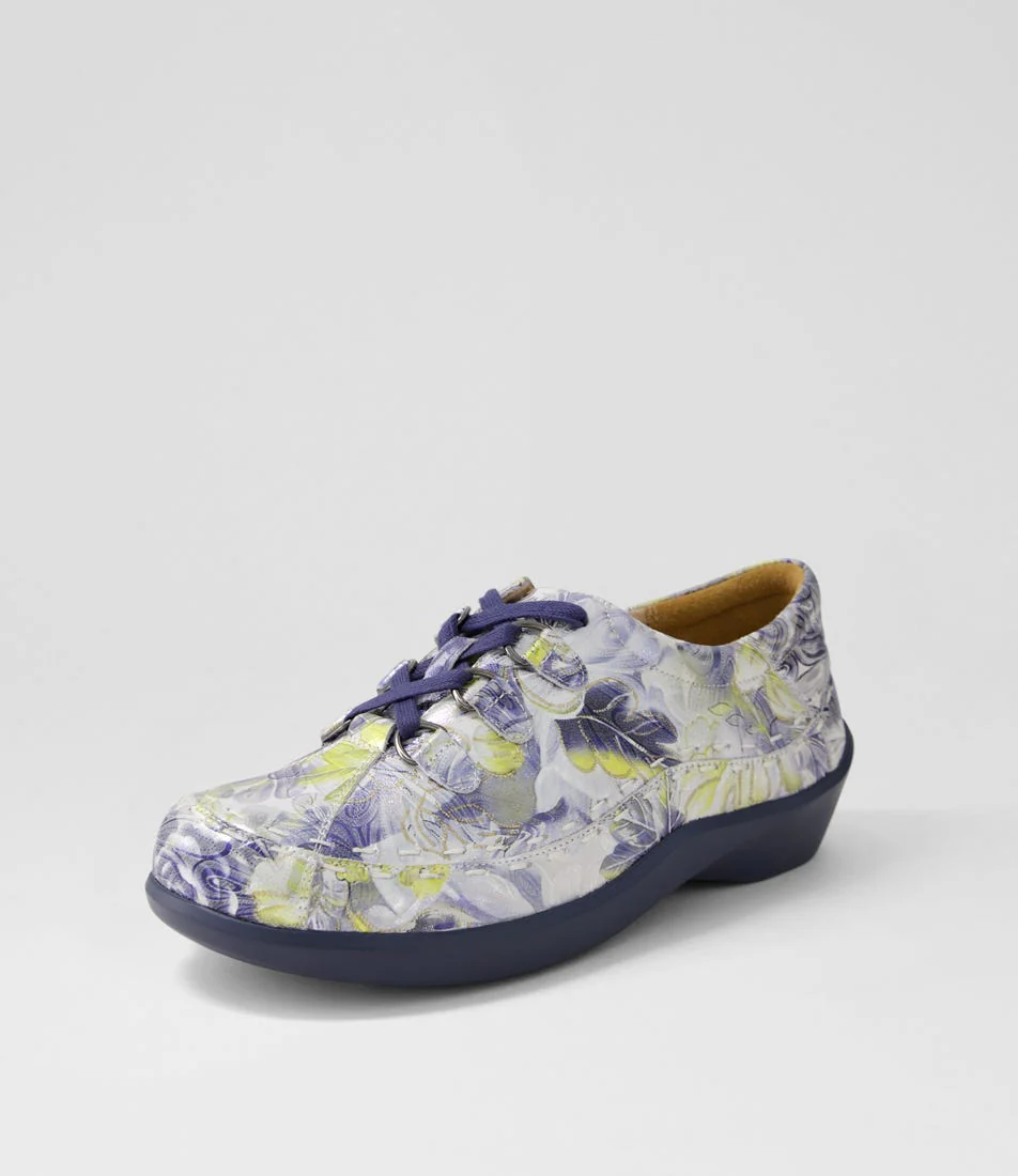 ZIERA ALLSORTS NAVY SILVER FLORAL - Image 2
