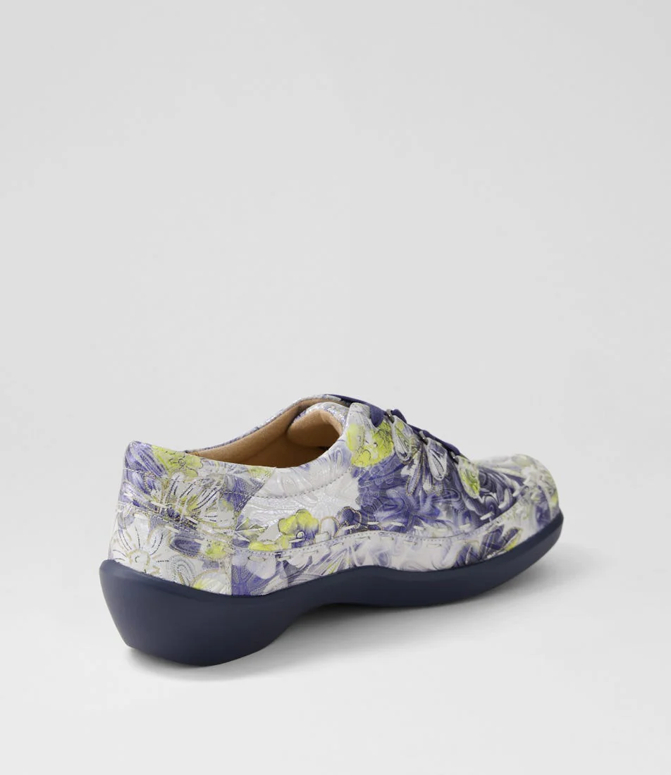 ZIERA ALLSORTS NAVY SILVER FLORAL - Image 5