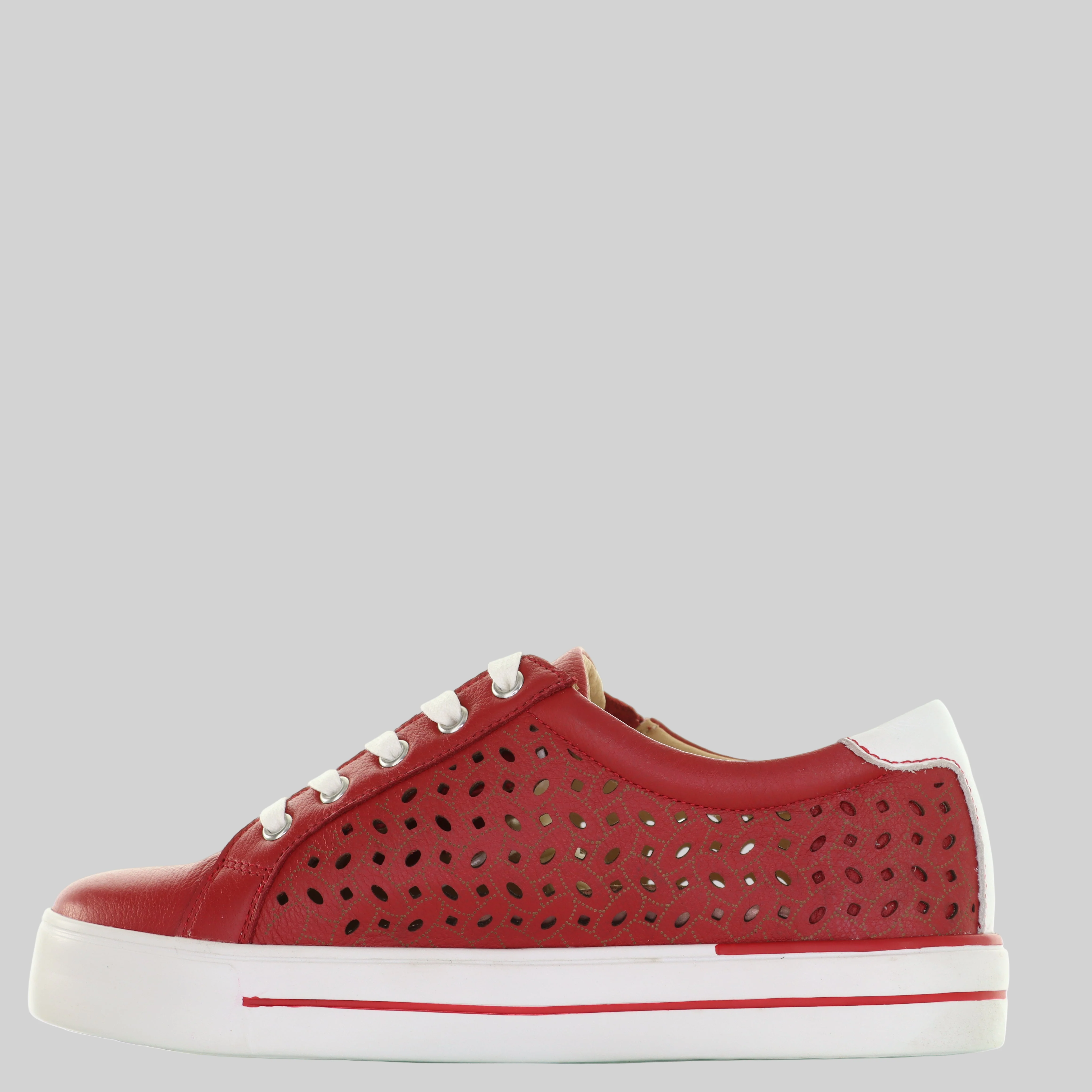 ZIERA AYLEEN DARK RED WHITE - Image 3