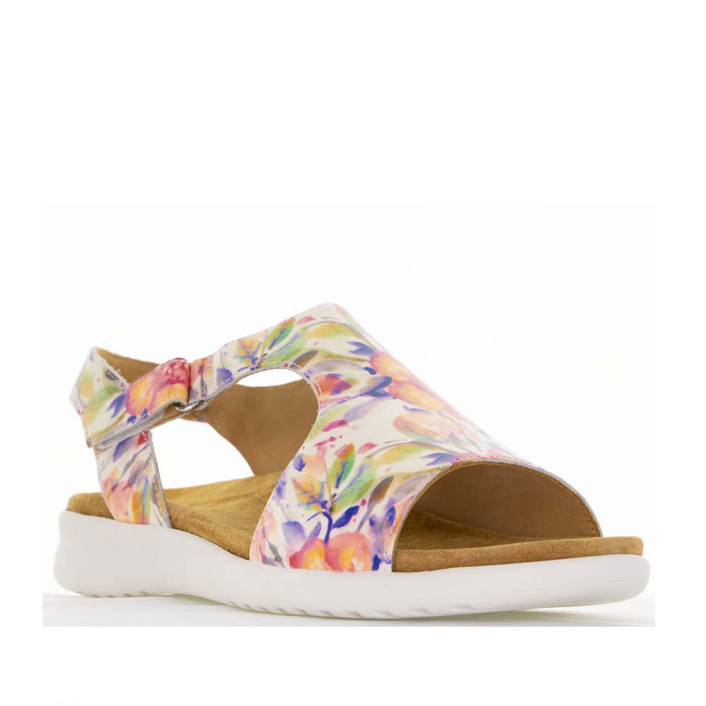 Ziera Basma Orange Floral - Image 2