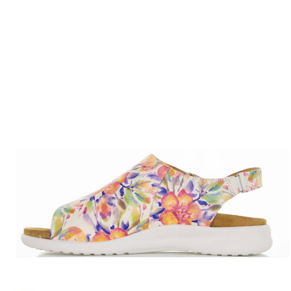 Ziera Basma Orange Floral - Image 3