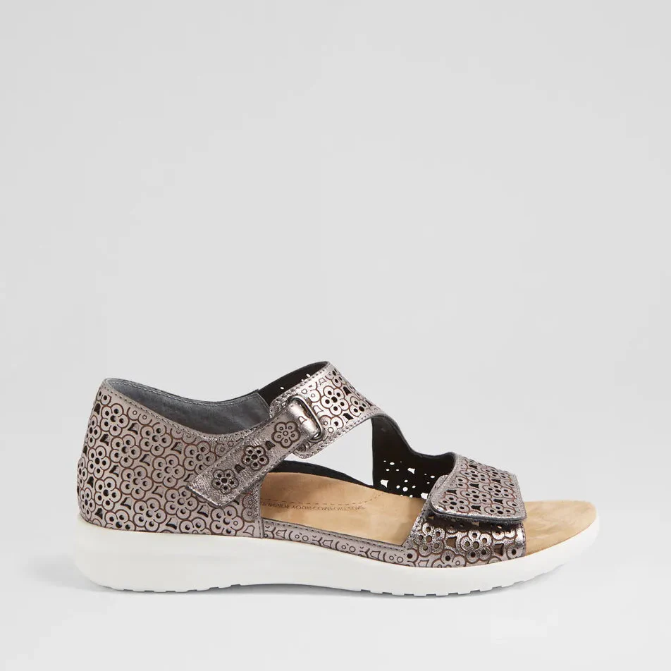 ZIERA BIZZA PEWTER WHITE