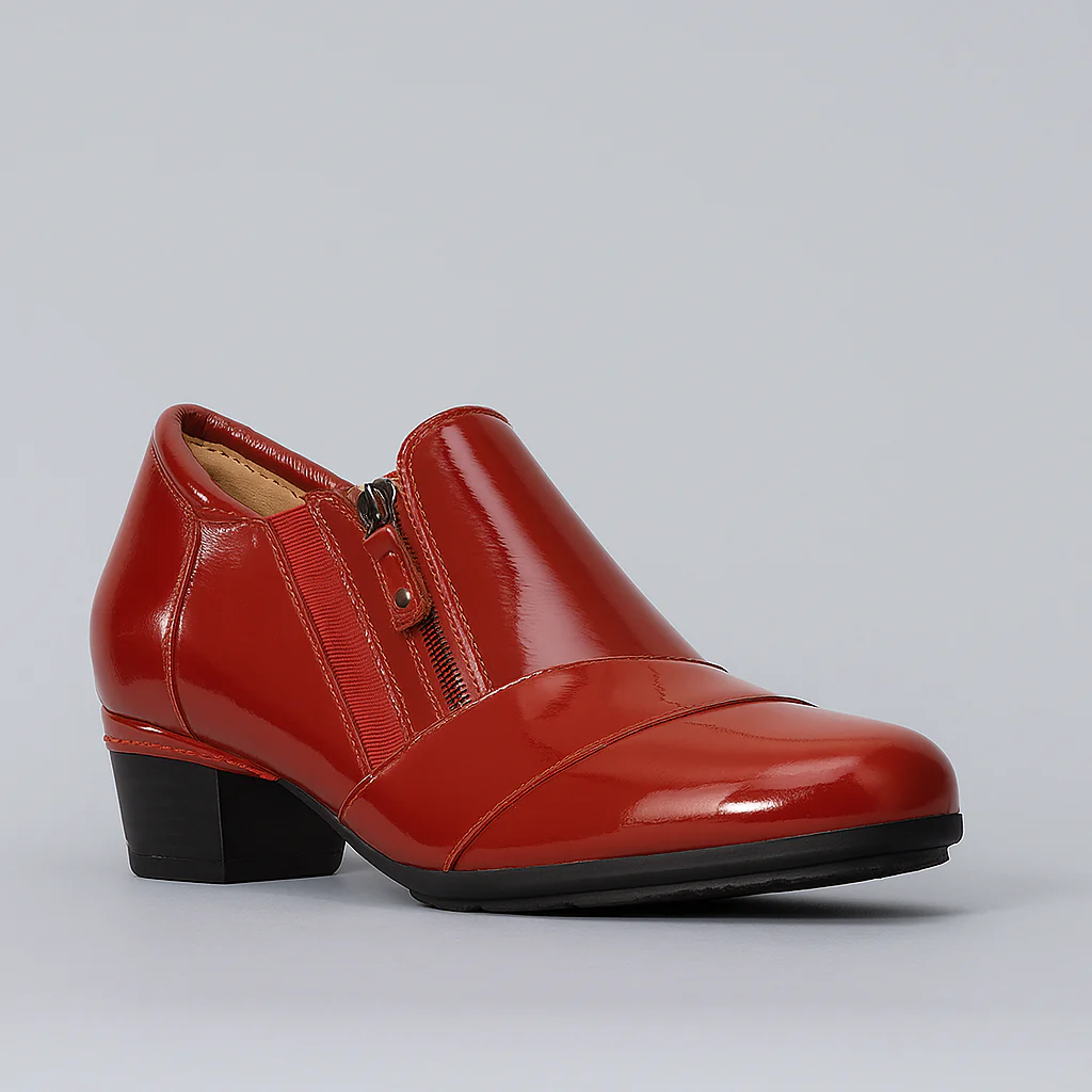 ZIERA CAMDEN DARK RED PATENT - Image 2