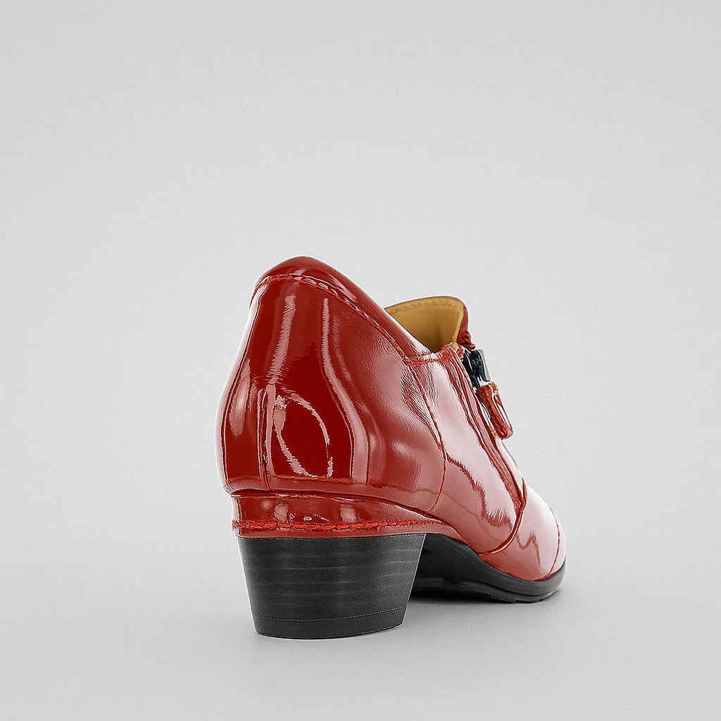 ZIERA CAMDEN DARK RED PATENT - Image 3