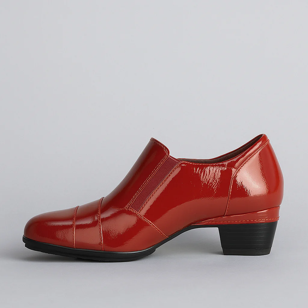 ZIERA CAMDEN DARK RED PATENT - Image 4