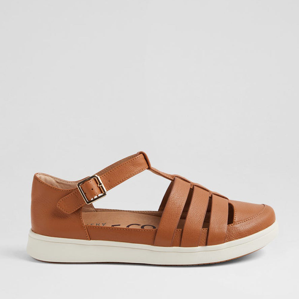 ZIERA DIANEY DK TAN WHITE - Image 2