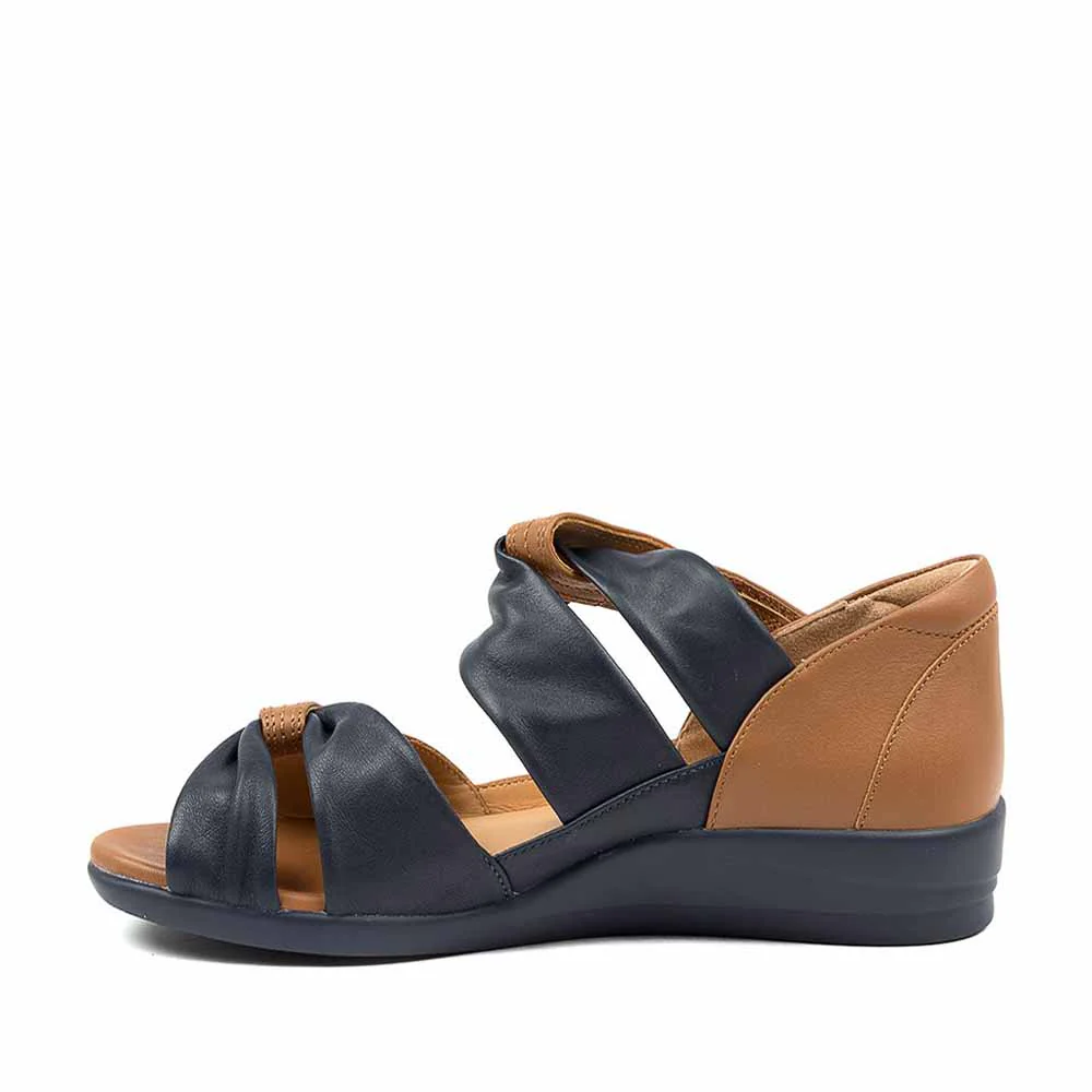 ZIERA DOXIE W NAVY TAN - Image 4