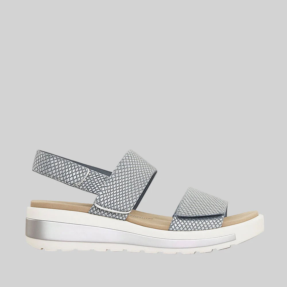 ZIERA GARLIN PEWTER SILVER