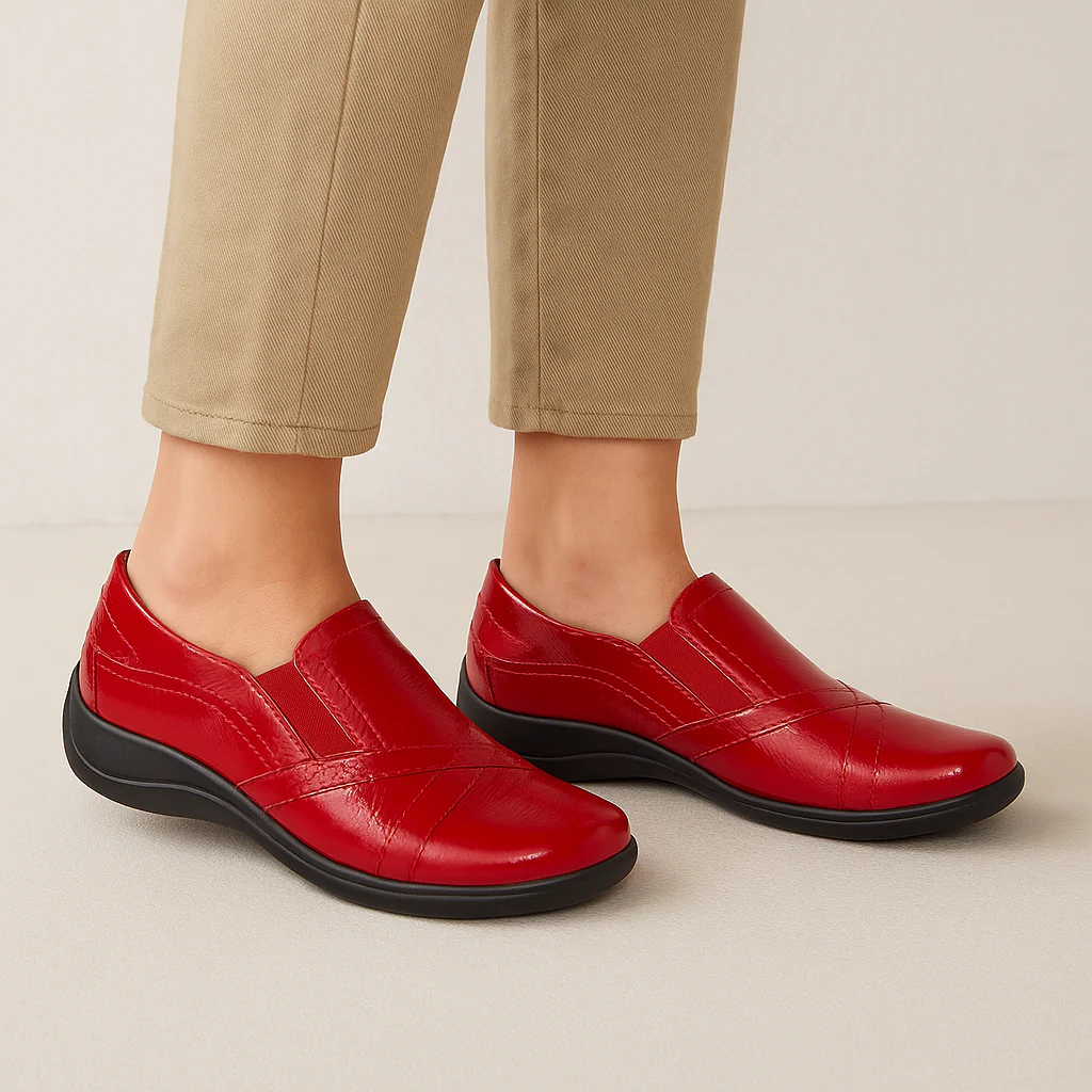 ZIERA JAVA DARK RED PATENT - Image 2