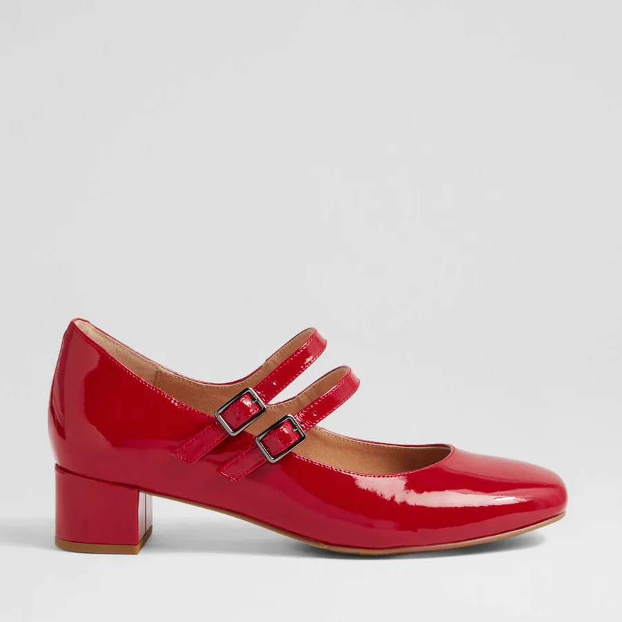 ZIERA KAROLY RED PATENT