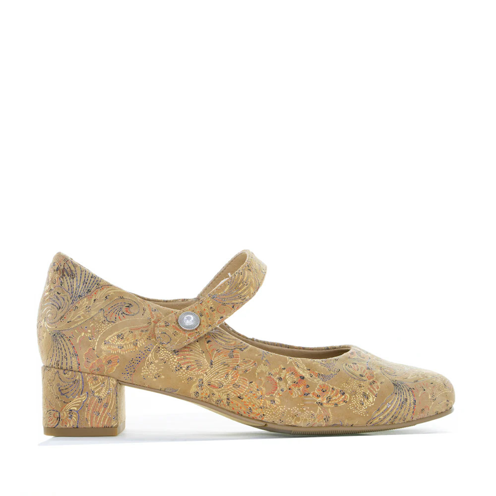 ZIERA KITTY TAUPE ROYAL PRINT
