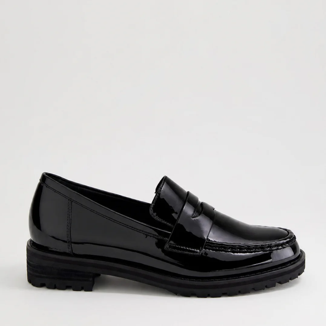 ZIERA METTERS BLACK PATENT