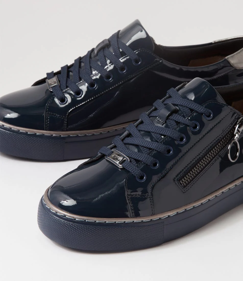 ZIERA PAMELA NAVY PEWTER PATENT - Image 6