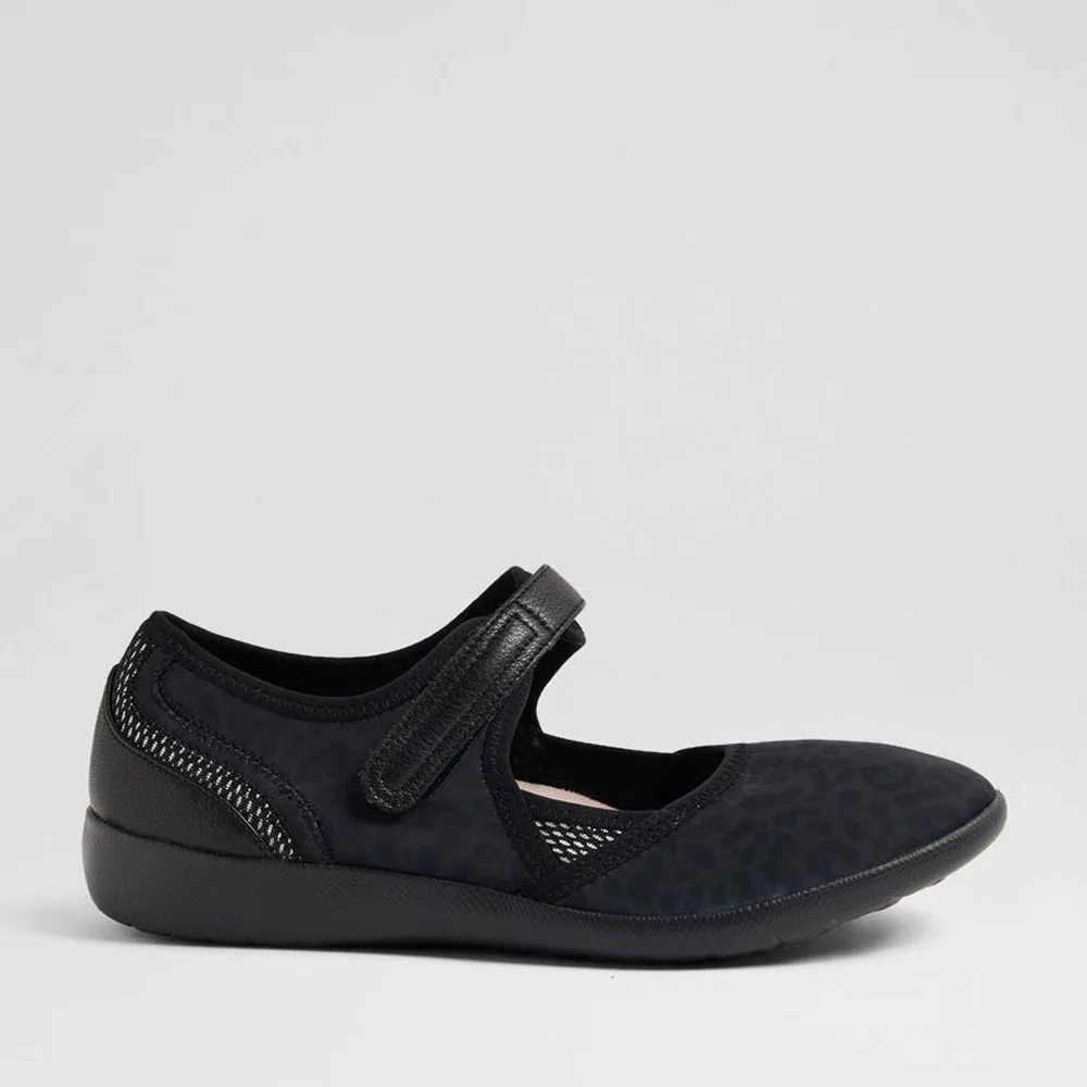 ZIERA USHERY BLACK LEOPARD