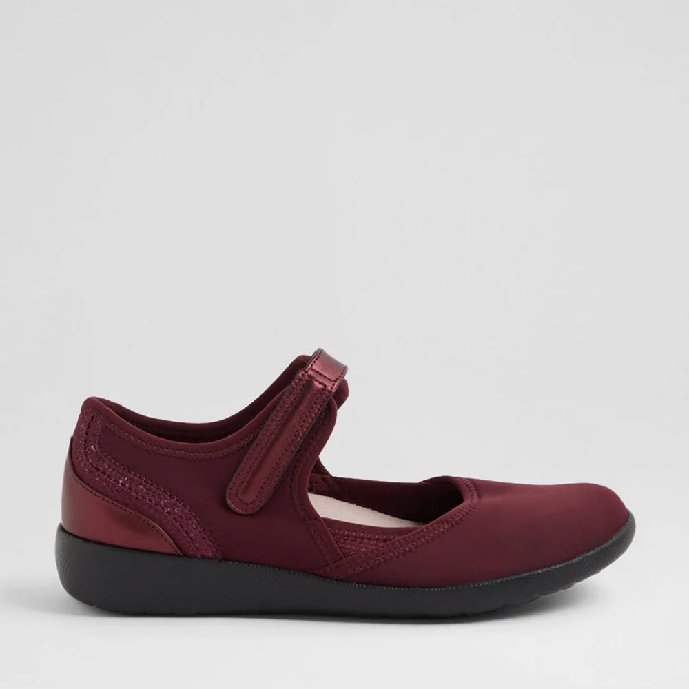 ZIERA USHERY BURGUNDY