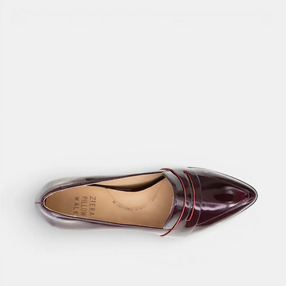 ZIERA VAMITY BURGUNDY PATENT - Image 4